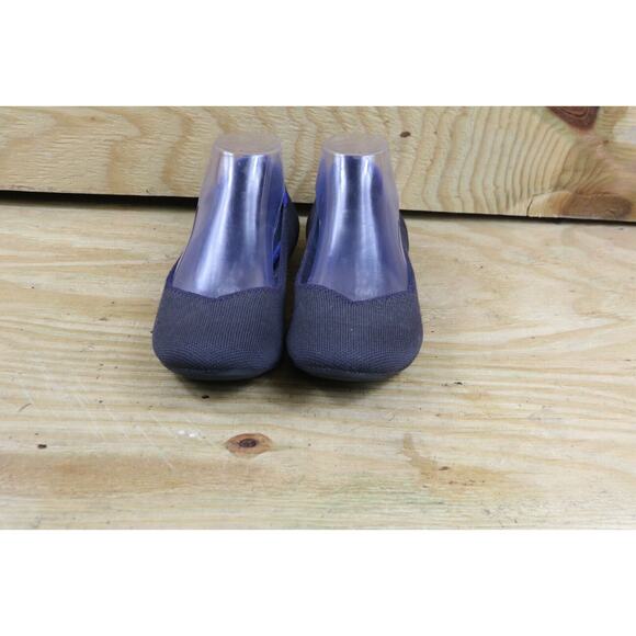 Rothy's Flats Womens 9 Black Ballet Flats Round Toe Slip Ons Shoes - Picture 2 of 7